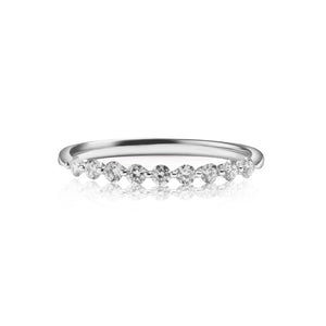 
                  
                    Load image into Gallery viewer, Lorelei diamond ring in 18k white gold
                  
                