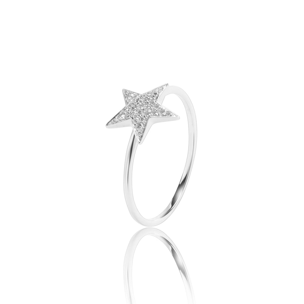 
                  
                    Load image into Gallery viewer, Twinkle diamond ring in 18k white gold
                  
                