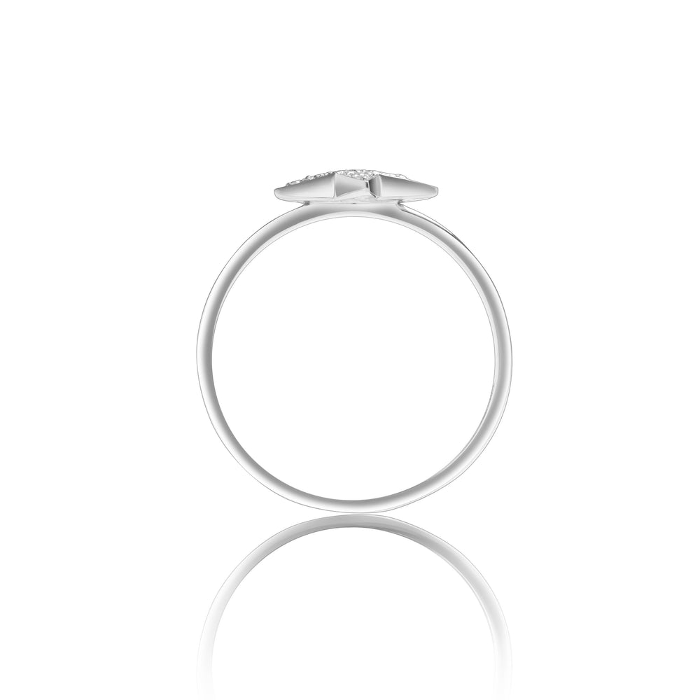 
                  
                    Load image into Gallery viewer, Twinkle diamond ring in 18k white gold
                  
                