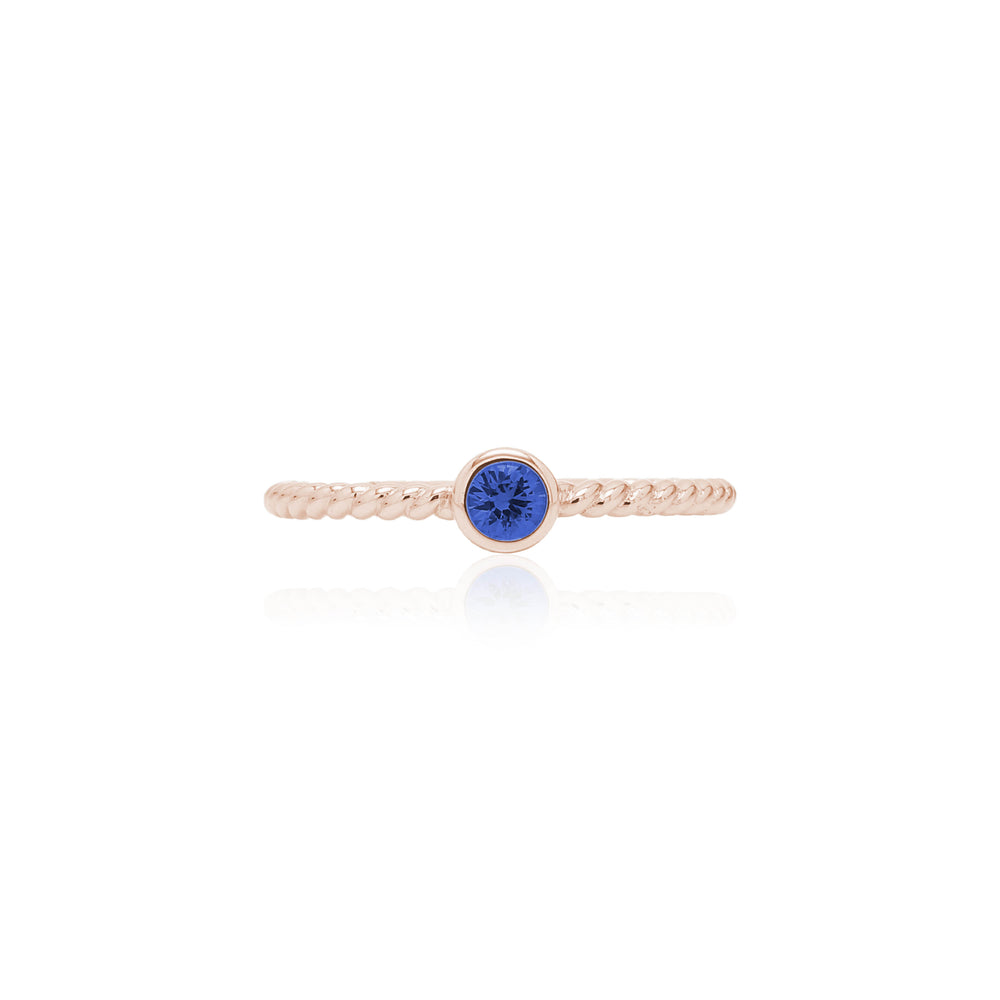
                  
                    Load image into Gallery viewer, The Bellini Garden Collection - Sapphire Bubble Ring in 18K Gold
                  
                