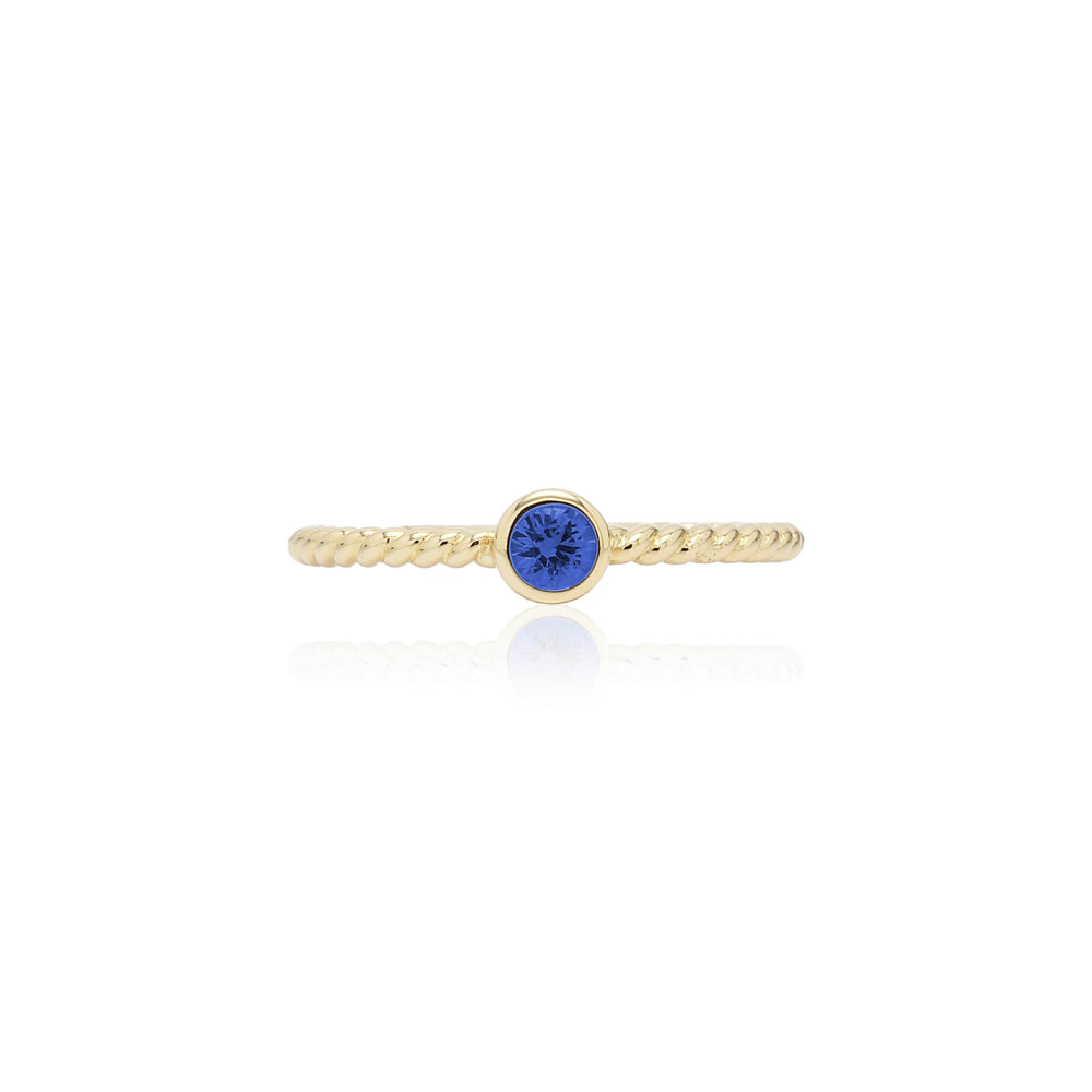 The Bellini Garden Collection - Sapphire Bubble Ring in 18K Gold
