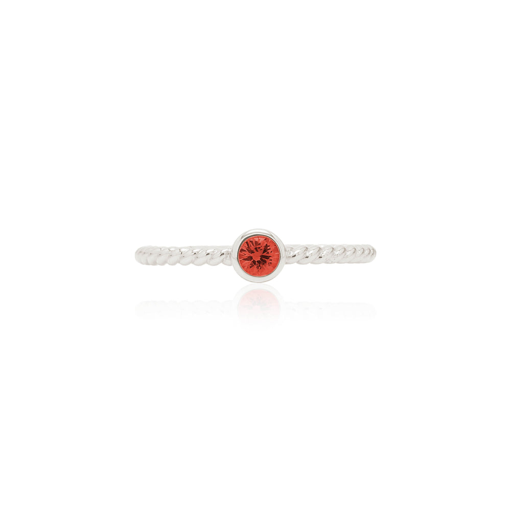 
                  
                    Load image into Gallery viewer, The Bellini Garden Collection - Orange Sapphire Bubble Ring in 18K Gold
                  
                