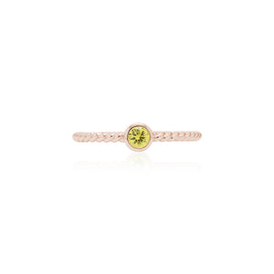 
                  
                    Load image into Gallery viewer, The Bellini Garden Collection - Yellow Sapphire Bubble Ring in 18K Gold
                  
                