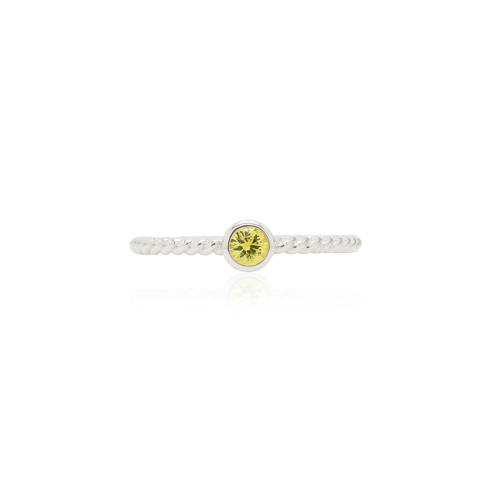 
                  
                    Load image into Gallery viewer, The Bellini Garden Collection - Yellow Sapphire Bubble Ring in 18K Gold
                  
                