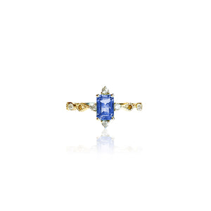 
                  
                    Load image into Gallery viewer, Starry Night Collection - Sapphire &amp;amp; Diamond Ring in 18K White Gold
                  
                